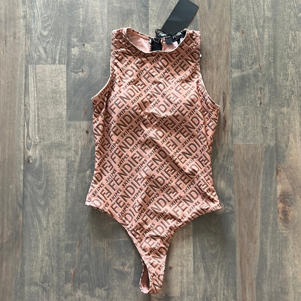 Brown bodysuit